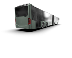Realistic bus isolated on background. 3d rendering - illustration png