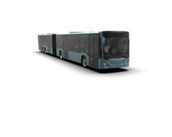 Realistic bus isolated on background. 3d rendering - illustration png