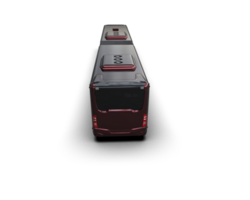 Realistic bus isolated on background. 3d rendering - illustration png