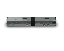 Realistic bus isolated on background. 3d rendering - illustration png