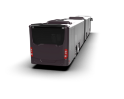 Realistic bus isolated on background. 3d rendering - illustration png