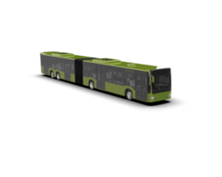 Realistic bus isolated on background. 3d rendering - illustration png