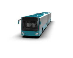 Realistic bus isolated on background. 3d rendering - illustration png
