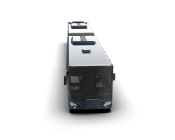 Realistic bus isolated on background. 3d rendering - illustration png