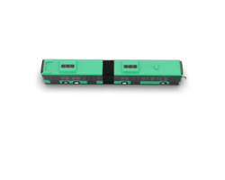 Realistic bus isolated on background. 3d rendering - illustration png