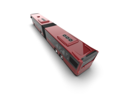Realistic bus isolated on background. 3d rendering - illustration png