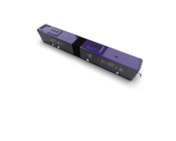 Realistic bus isolated on background. 3d rendering - illustration png