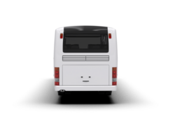 Realistic bus isolated on background. 3d rendering - illustration png