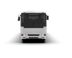 Realistic bus isolated on background. 3d rendering - illustration png