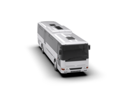 Realistic bus isolated on background. 3d rendering - illustration png