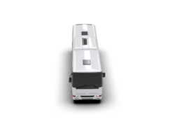Realistic bus isolated on background. 3d rendering - illustration png