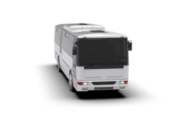 Realistic bus isolated on background. 3d rendering - illustration png