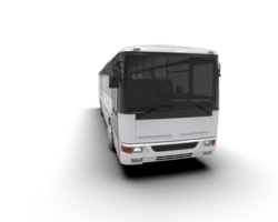 Realistic bus isolated on background. 3d rendering - illustration png