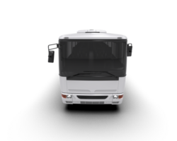 Realistic bus isolated on background. 3d rendering - illustration png