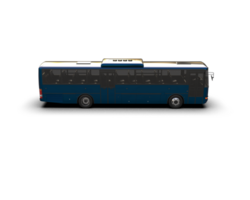 Realistic bus isolated on background. 3d rendering - illustration png