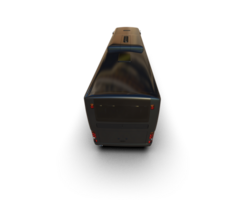 Realistic bus isolated on background. 3d rendering - illustration png