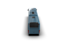 Realistic bus isolated on background. 3d rendering - illustration png