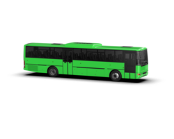 Realistic bus isolated on background. 3d rendering - illustration png