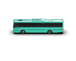 Realistic bus isolated on background. 3d rendering - illustration png