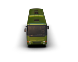 Realistic bus isolated on background. 3d rendering - illustration png