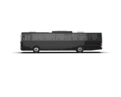 Realistic bus isolated on background. 3d rendering - illustration png