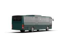 Realistic bus isolated on background. 3d rendering - illustration png