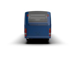 Realistic bus isolated on background. 3d rendering - illustration png