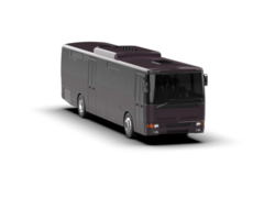 Realistic bus isolated on background. 3d rendering - illustration png