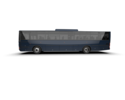 Realistic bus isolated on background. 3d rendering - illustration png