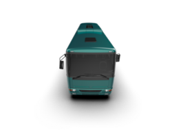 Realistic bus isolated on background. 3d rendering - illustration png