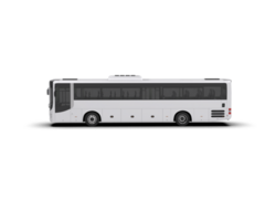 Realistic bus isolated on background. 3d rendering - illustration png