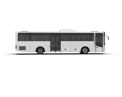 Realistic bus isolated on background. 3d rendering - illustration png