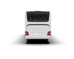 Realistic bus isolated on background. 3d rendering - illustration png
