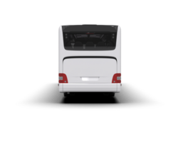 Realistic bus isolated on background. 3d rendering - illustration png