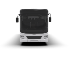 Realistic bus isolated on background. 3d rendering - illustration png