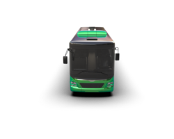Realistic bus isolated on background. 3d rendering - illustration png