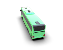 Realistic bus isolated on background. 3d rendering - illustration png