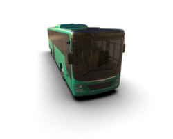 Realistic bus isolated on background. 3d rendering - illustration png