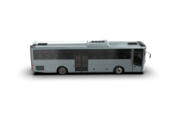 Realistic bus isolated on background. 3d rendering - illustration png