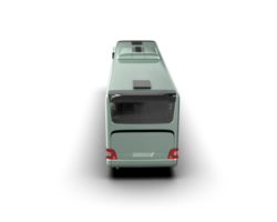Realistic bus isolated on background. 3d rendering - illustration png