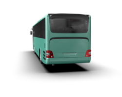 Realistic bus isolated on background. 3d rendering - illustration png