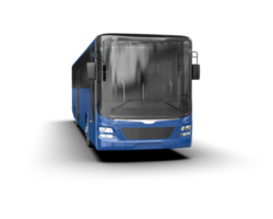 Realistic bus isolated on background. 3d rendering - illustration png