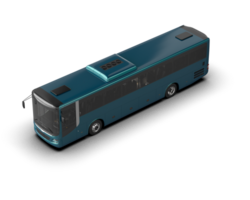 Realistic bus isolated on background. 3d rendering - illustration png