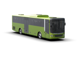 Realistic bus isolated on background. 3d rendering - illustration png