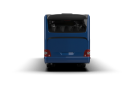 Realistic bus isolated on background. 3d rendering - illustration png