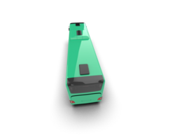 Realistic bus isolated on background. 3d rendering - illustration png