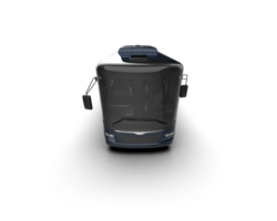 Realistic bus isolated on background. 3d rendering - illustration png