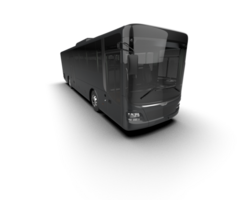 Realistic bus isolated on background. 3d rendering - illustration png