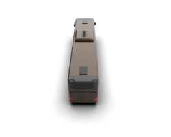 Realistic bus isolated on background. 3d rendering - illustration png