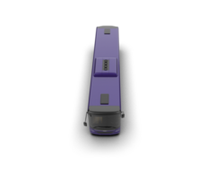 Realistic bus isolated on background. 3d rendering - illustration png